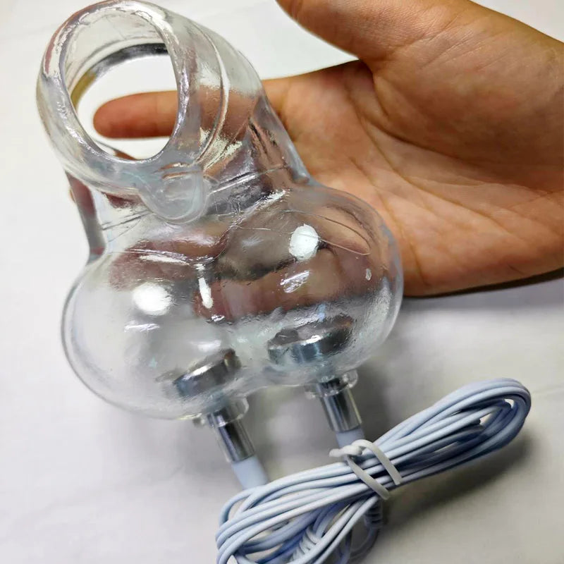 Taser Electro Stimulation Massage Masturbation Pulse Anal Butt Plug Penis Ring Nipple Sucker Clamp Massage Gloves/Pad E-stim Toy