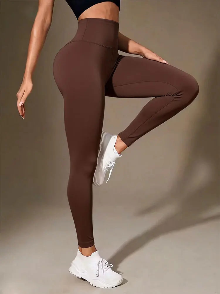 Women's High-Waisted 4-Way Stretch Compression Leggings-Tummy Control Yoga Pilates Gym Workout Pants, Plus Size Clothes,Jeans