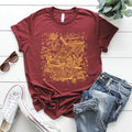 Vintage Herbology Witchcraft Shirt Herbology Plants T-Shirt Magcal Wizard Botanical Plant Lover Tees Fantasy Book Fandom Merch
