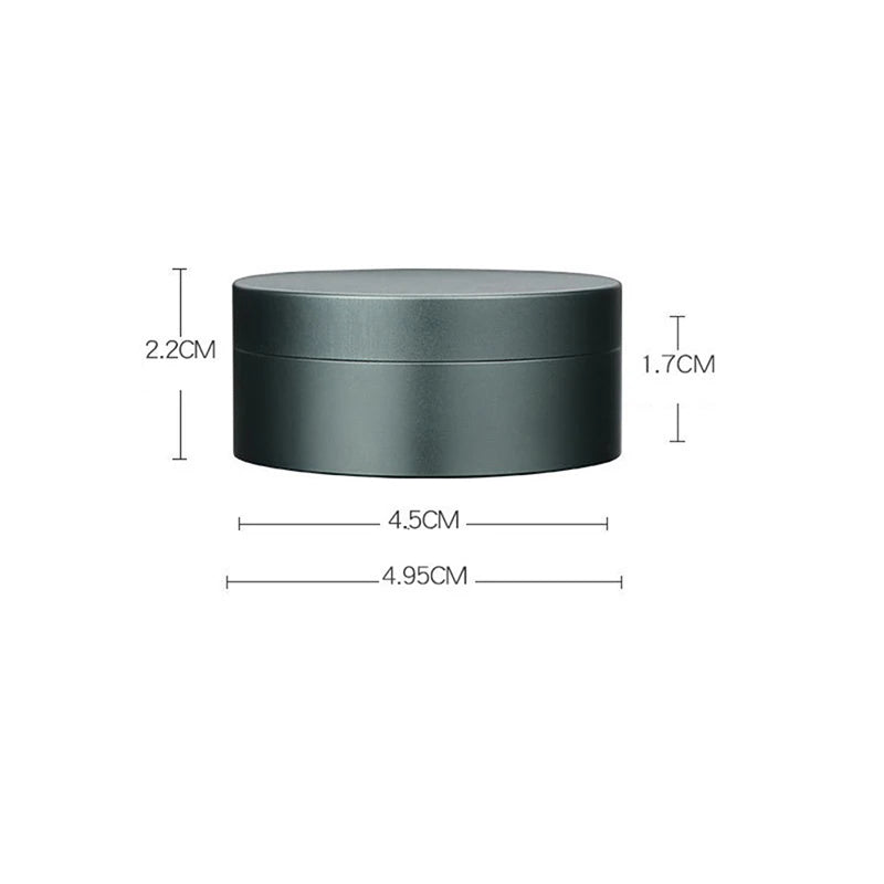 New Mini Waterproof Aluminum Alloy Sealing Bottle Outdoor EDC Survival Pill Box Container Capsule Pill Bottle Tank Case