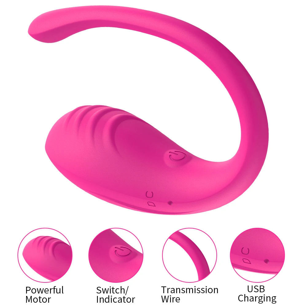 APP Controlled Vaginal Double Vibrators G-Spot Anal Vibrating Egg Massager Wearable Stimulator Adult Sexo Toys for Women Couples