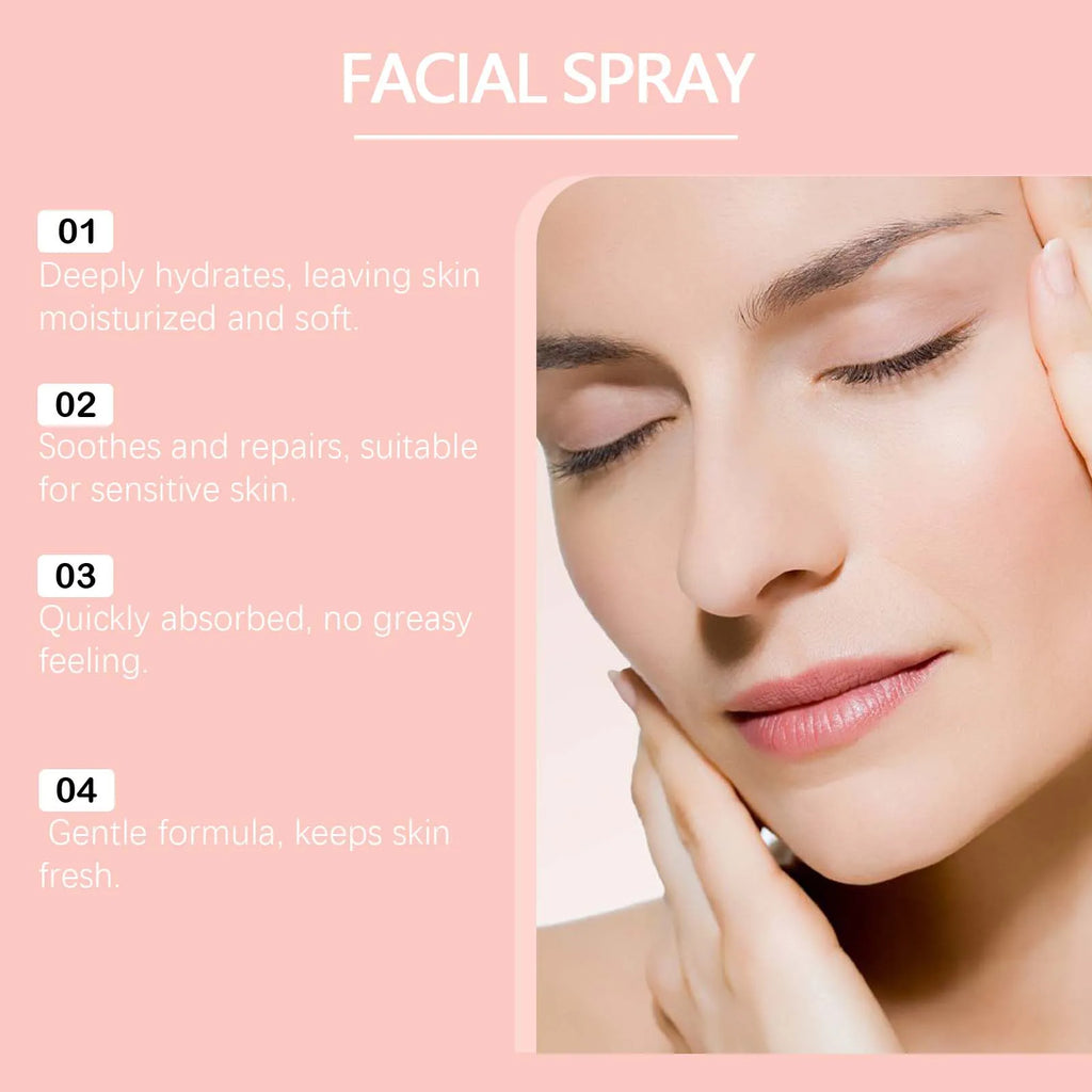 Rose Toner Spray Repair Damaged Skin Shrink Pore Improve Dryness Oil Control Lighten Melasma Pigmentation Vitamin C Face Essence