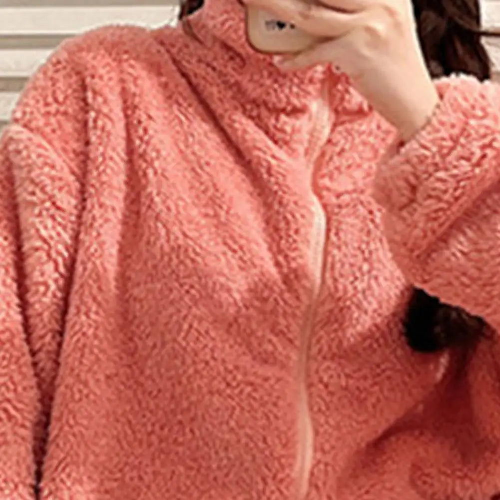 Women Pajama Set Thickened Coral Fleece Pijama Night Suits Warm Plush Pajama Loung Sleepwear Autumn Winter Soft Warm Sleepwear