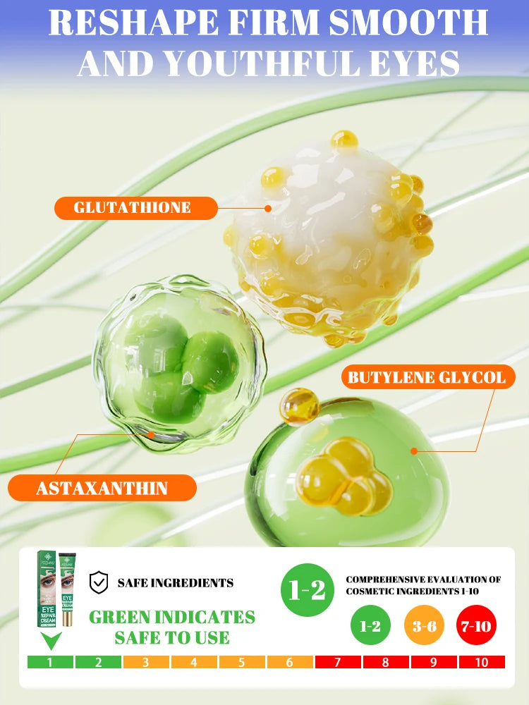 Perfect skin around the eyes, and your beauty is instantly enhanced!