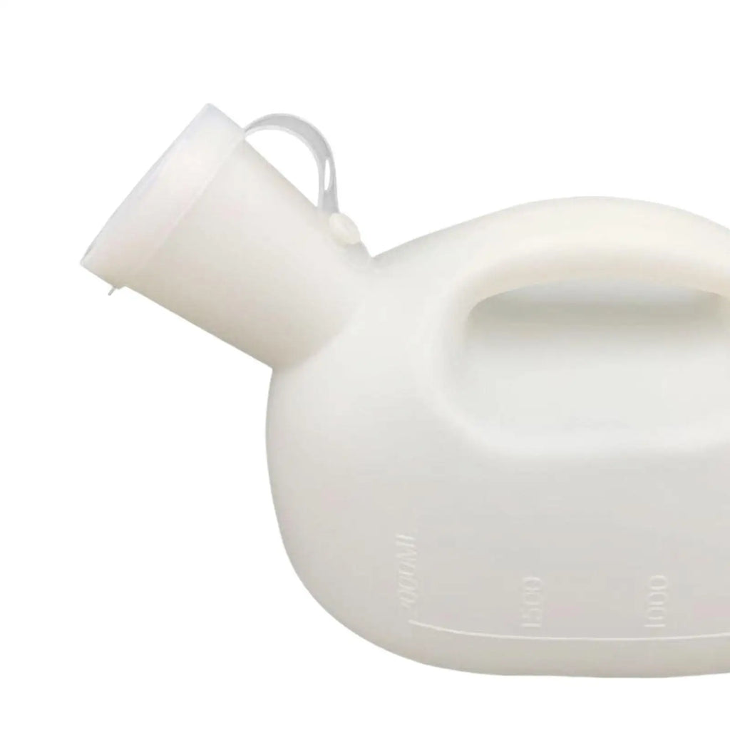 Plastic Urinals for Men Spill Proof Reusable Mens Potty for Incontinence Seniors Elderly Travel Car Driving Camping